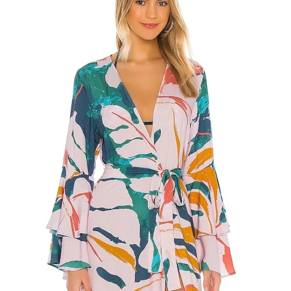 Maaji ★ Kimono Maxi Swim Cover Up Dresses